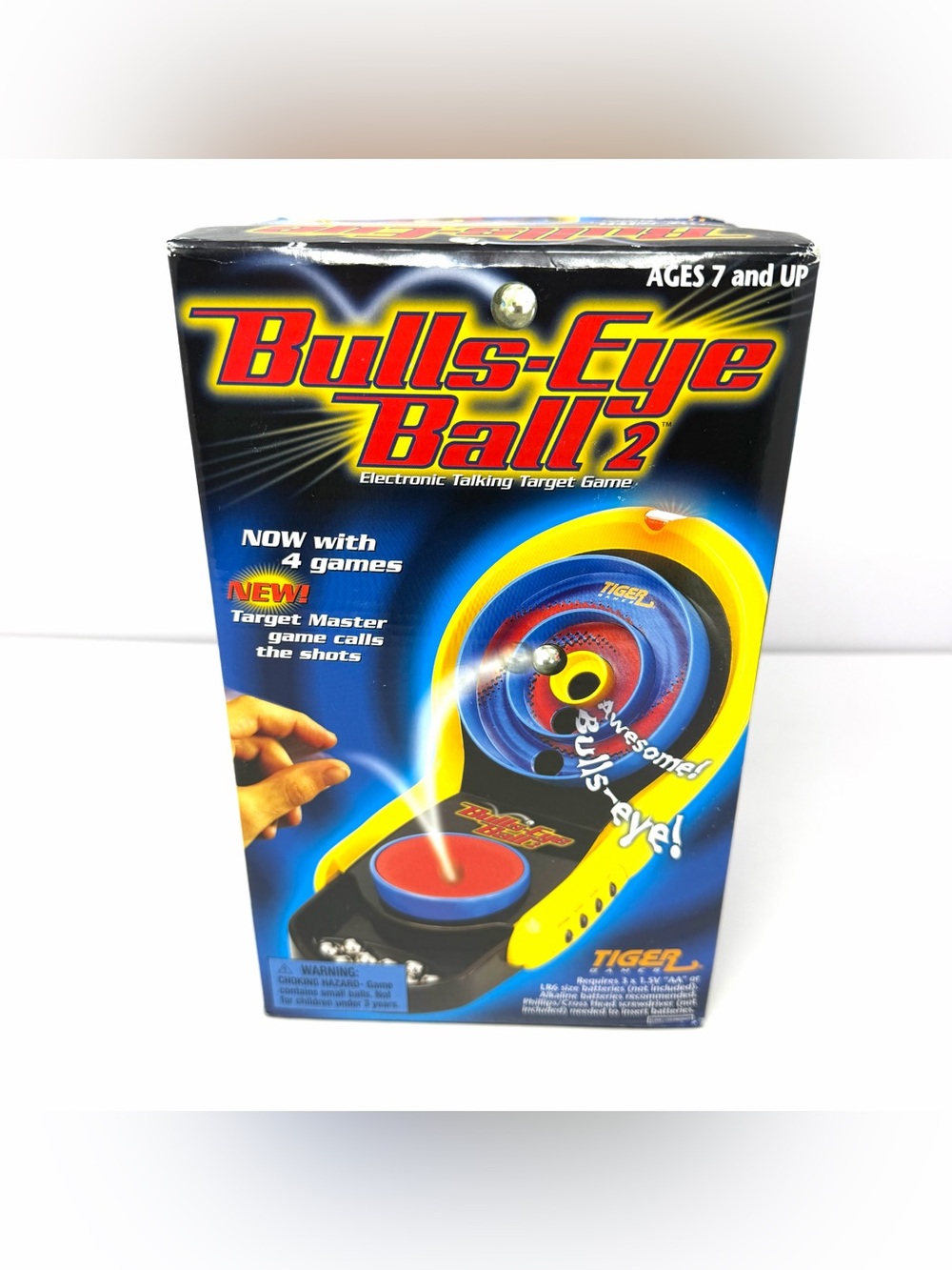 VTG Tiger Games Bulls-Eye Ball 2 Talking Target Electronic Hasbro 2005 Sealed